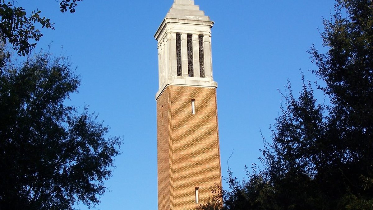 University campus clock tower, college students ESA rights