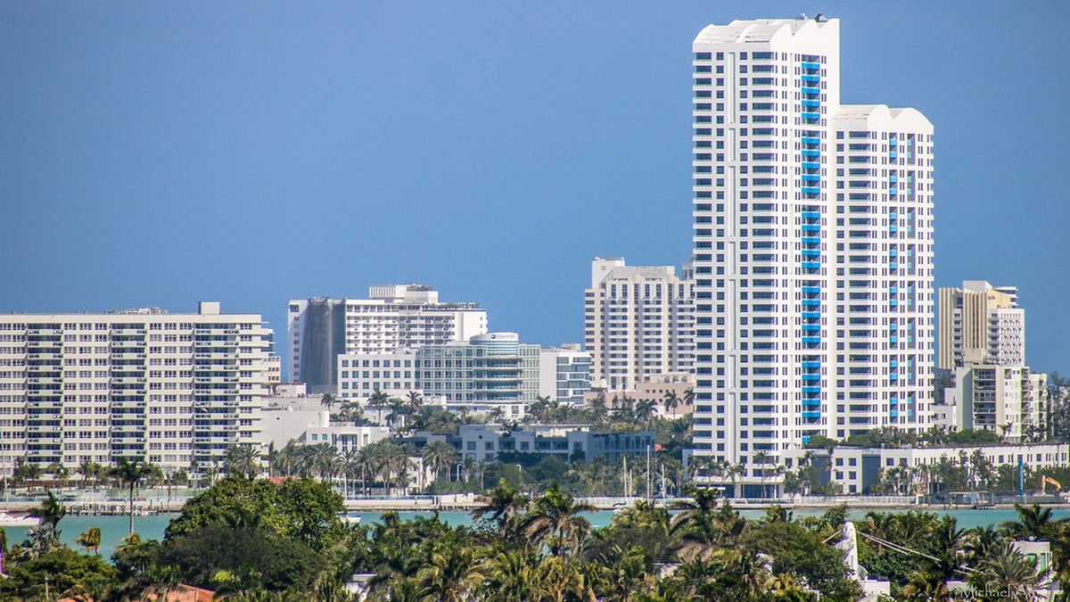 Miami Florida waterfront skyline, ESA letters in Florida